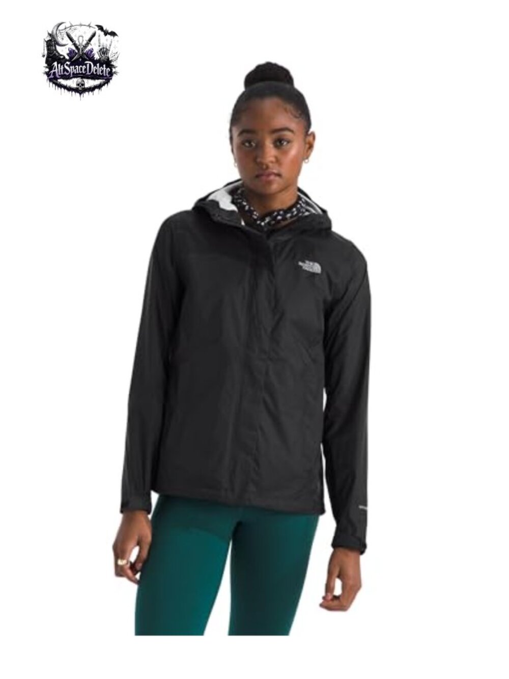 Waterproof Hooded Rain Jacket DryVent 2.5L Seam-Sealed Windproof